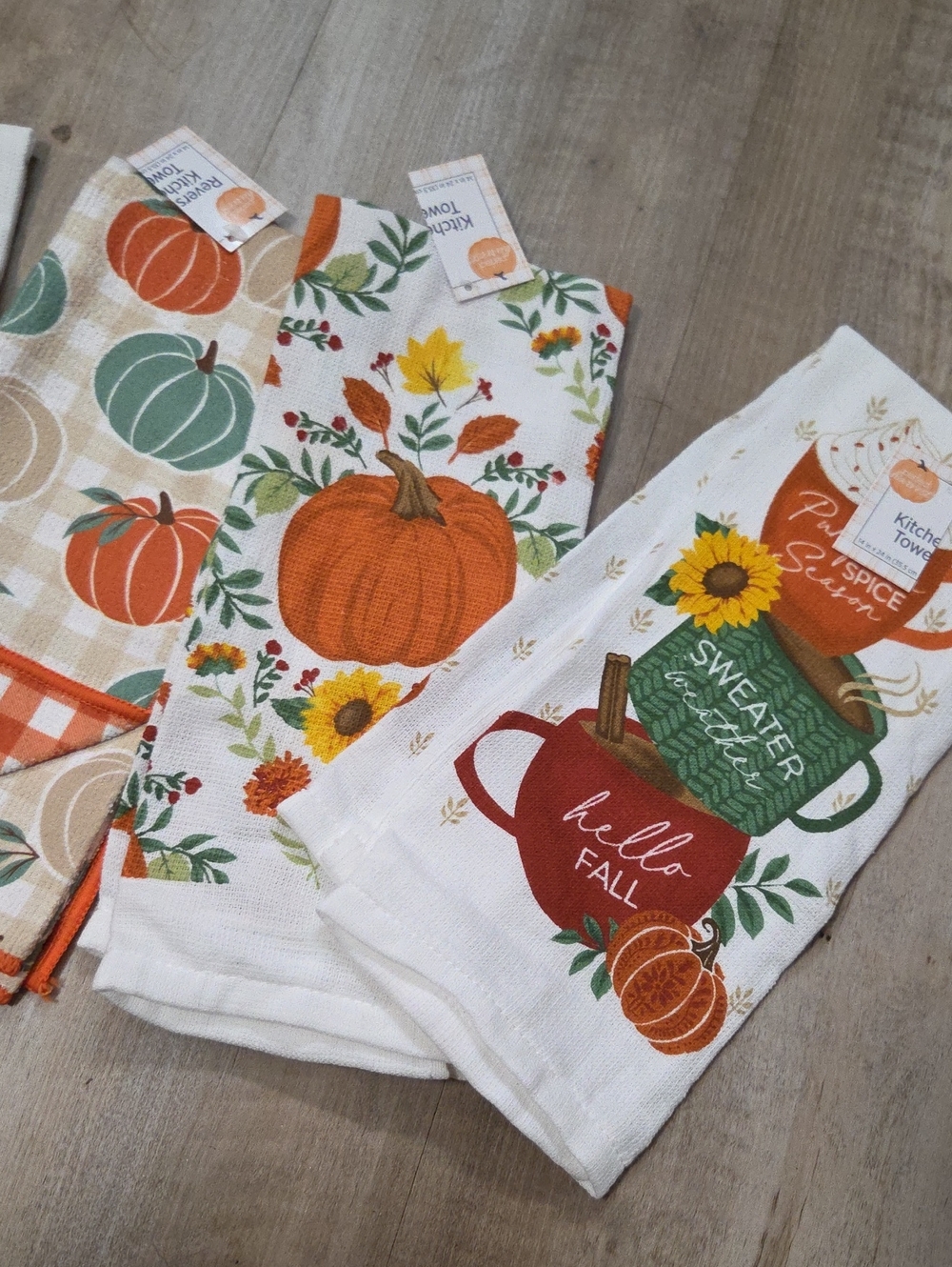 5 Fall  Design Kitchen Towels - Picture 3 of 3